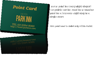 Earn a point for every night stayed! Ten points can be used for a voucher good for a free one-night stay in a single room.